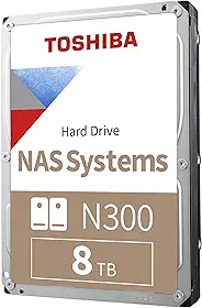 HD Toshiba N300 NAS, 8TB, 3.5, 7200RPM, Sata III 6GB/s, Cache 512MB, HDWG780XZSTA