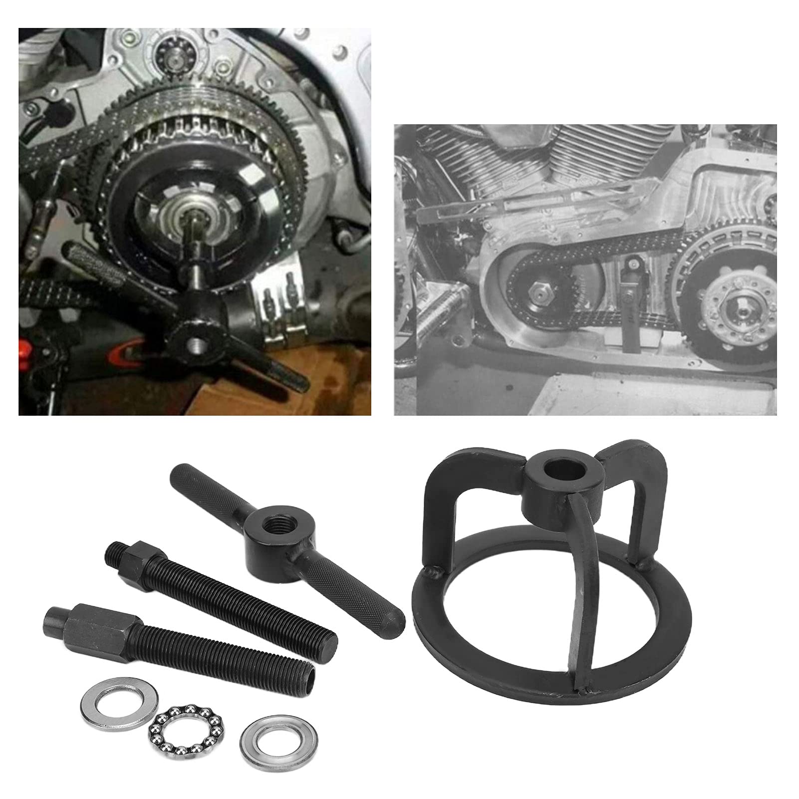 Compresseur Ressort Embrayage 125-155mm Universel – Outil Montage Démontage Moto Scooter 50-250cc