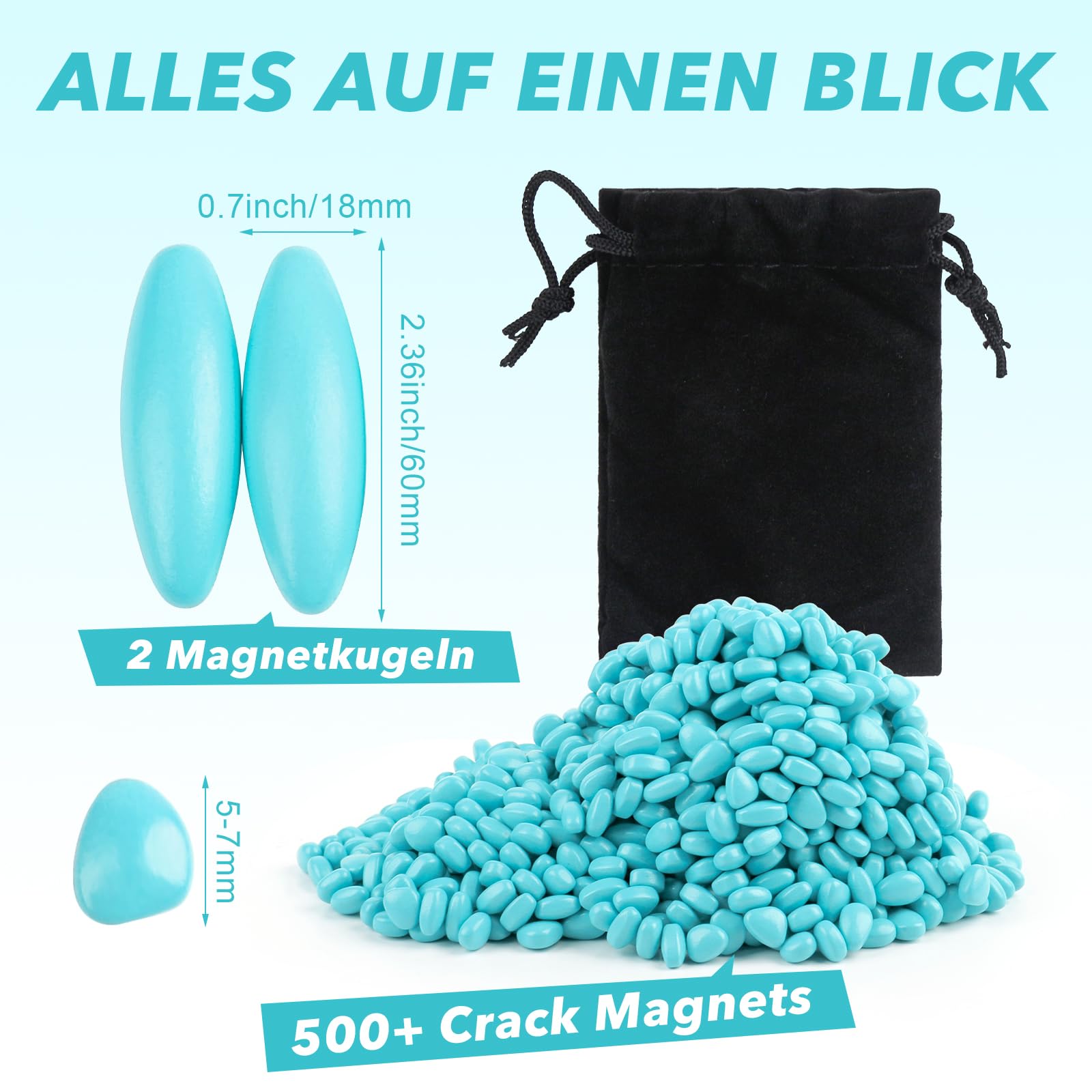 Wukong Magnetic Stones Light Blue - Image 2