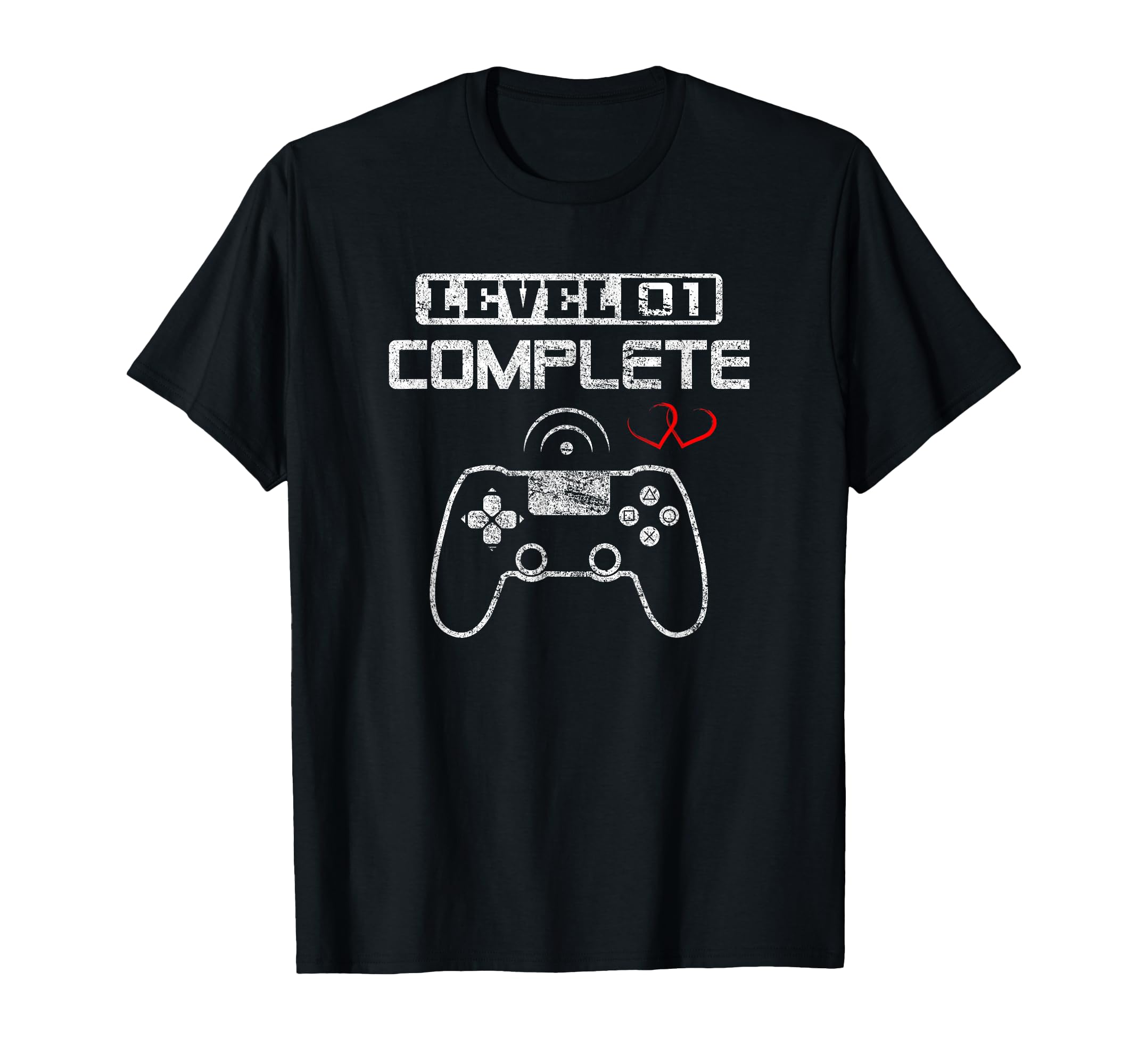 Level 1 Complete Primer Aniversario Boda Parejas 1er Año Camiseta