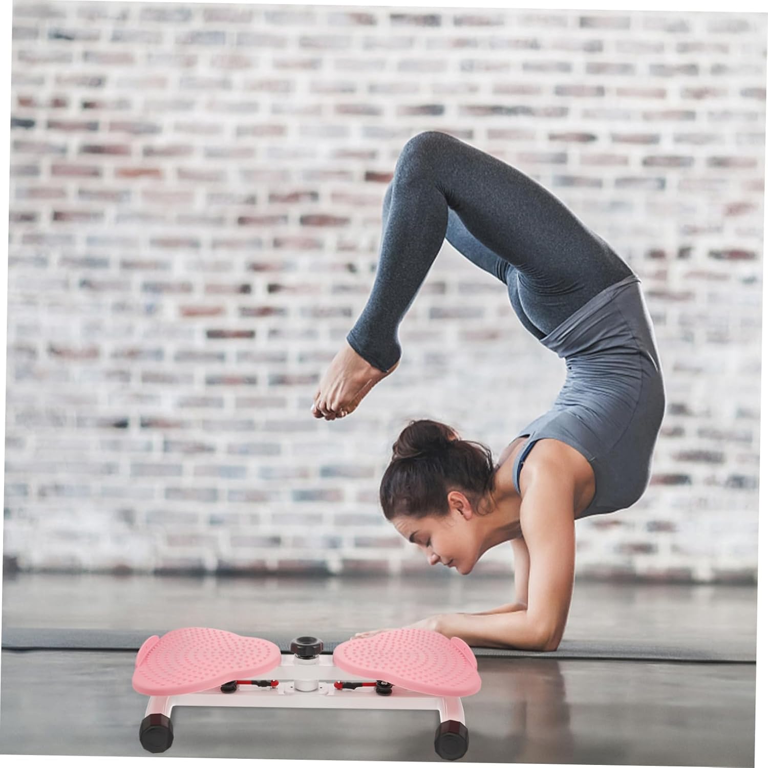 YARNOW 1Pc Household Fitness Waist Twisting Exercise Disk for Slimming and Hips Low Impact Workout Machine for All Ages Boost and Burn Calories Tummy Workout