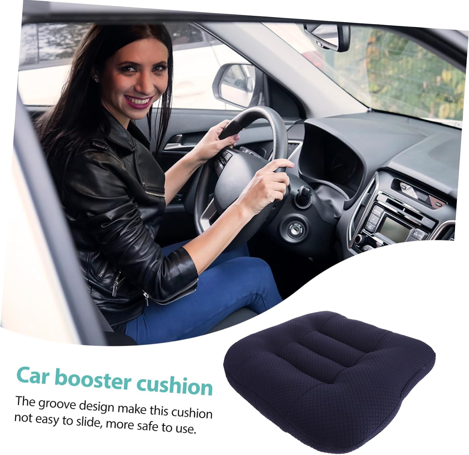 Seat Pad Driver Seat Cushion for Short Drivers Heightening Mat Breathable Pad