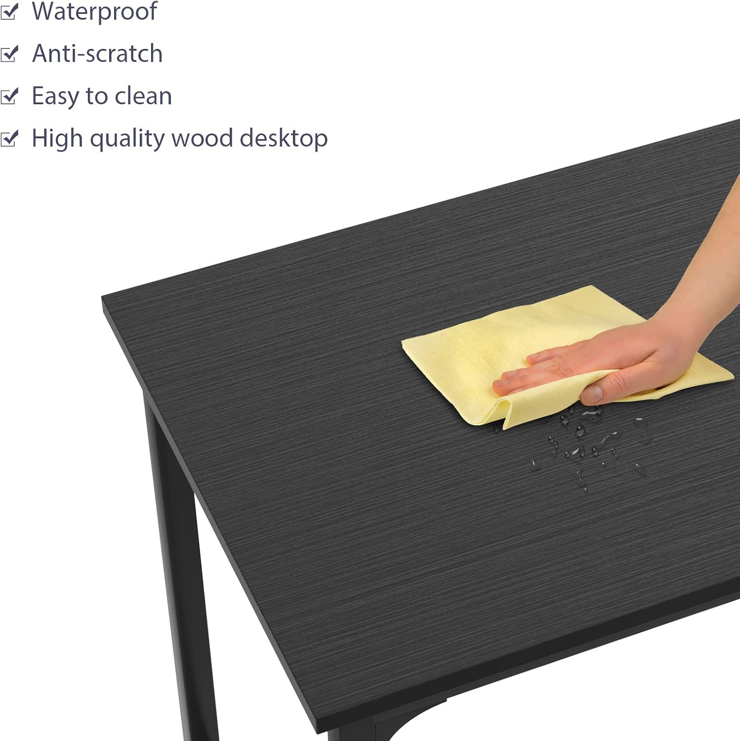 Suреr Brаndѕ Computer Desk Home Office Desk 32 Inch Writing Study Desk Modern Simple Desk Small Desks for Small Spaces Easy to Assemble Sturdy Desk for Home Office Bedroom Living Room,Black Prоmо 40% оƒƒ Computer Desk Home Office Desk 32 Inch Writing Study Desk Modern Simple Desk Small Desks for Small Spaces Easy to Assemble Sturdy Desk for Home Office Bedroom Living Room,Black