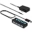SABRENT 4-Port USB 3.0 Hub with Individual LED Lit Power Switches, Includes 5V/2.5A Power Adapter (HB-UMP3)