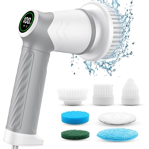 DAESUNG Electric Spin Scrubber, Cordless Power Scrubber & Electric Cleaning