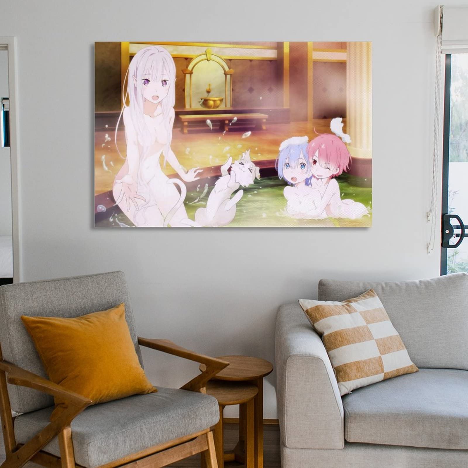 Amazon.co.jp: 壁掛け絵画 Re：ゼロから始める異世界生活【視覚