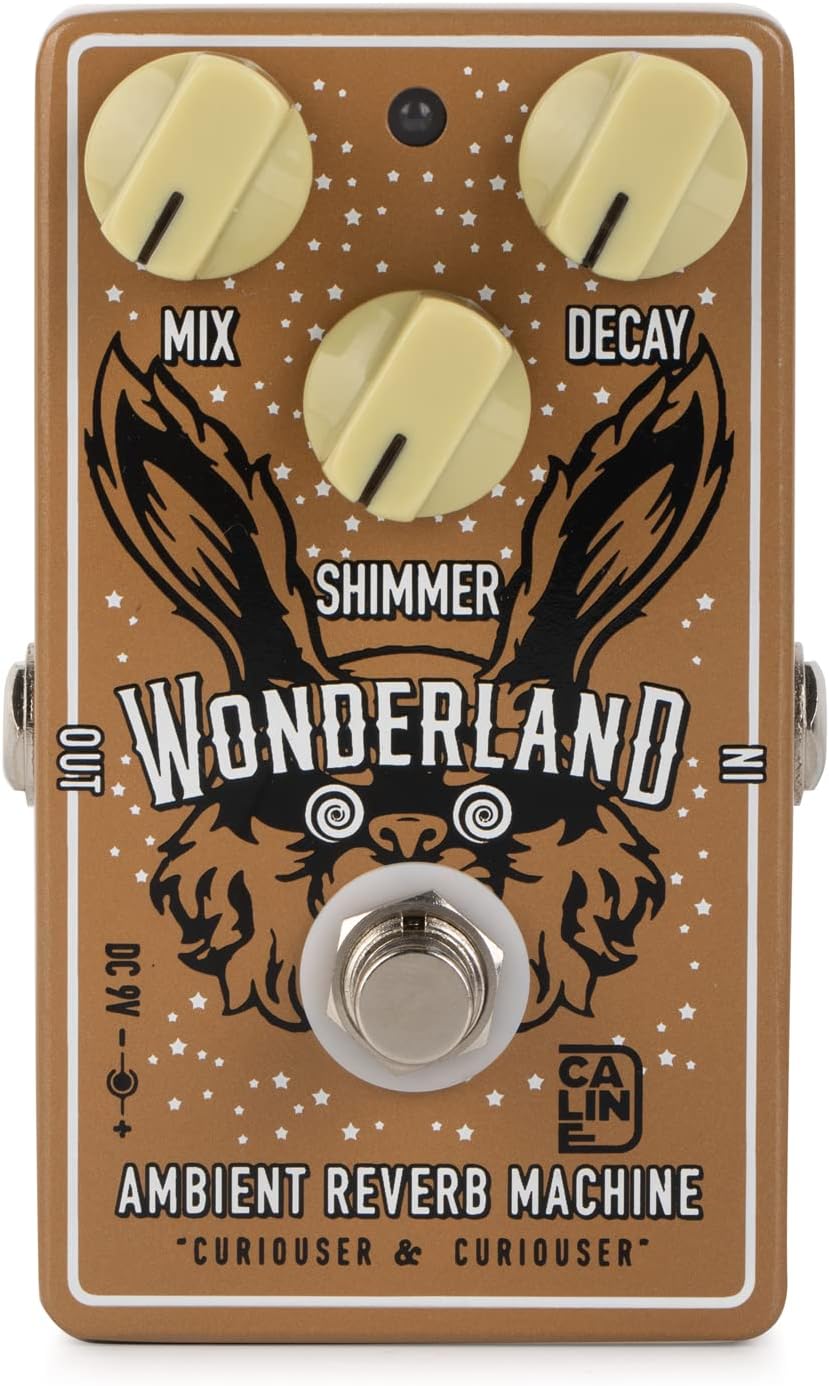 Caline CP-508 Wonderland Ambient Modulated Digital Reverb Guitar Effects Pedal Aluminum Alloy Casing