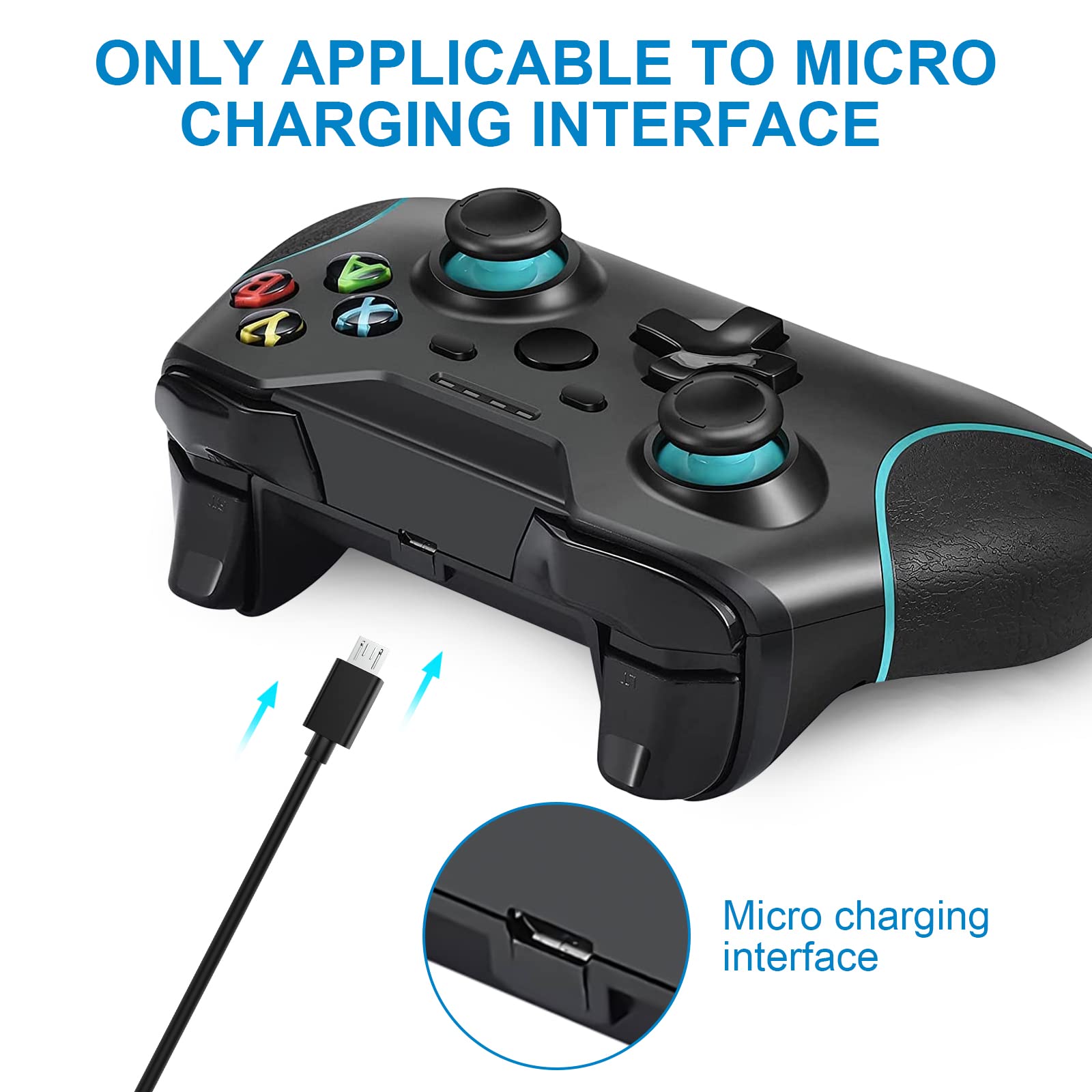 Confezione Da 10 - Cavo Caricatore Sincronizzazione Micro USB Da - Foto 6