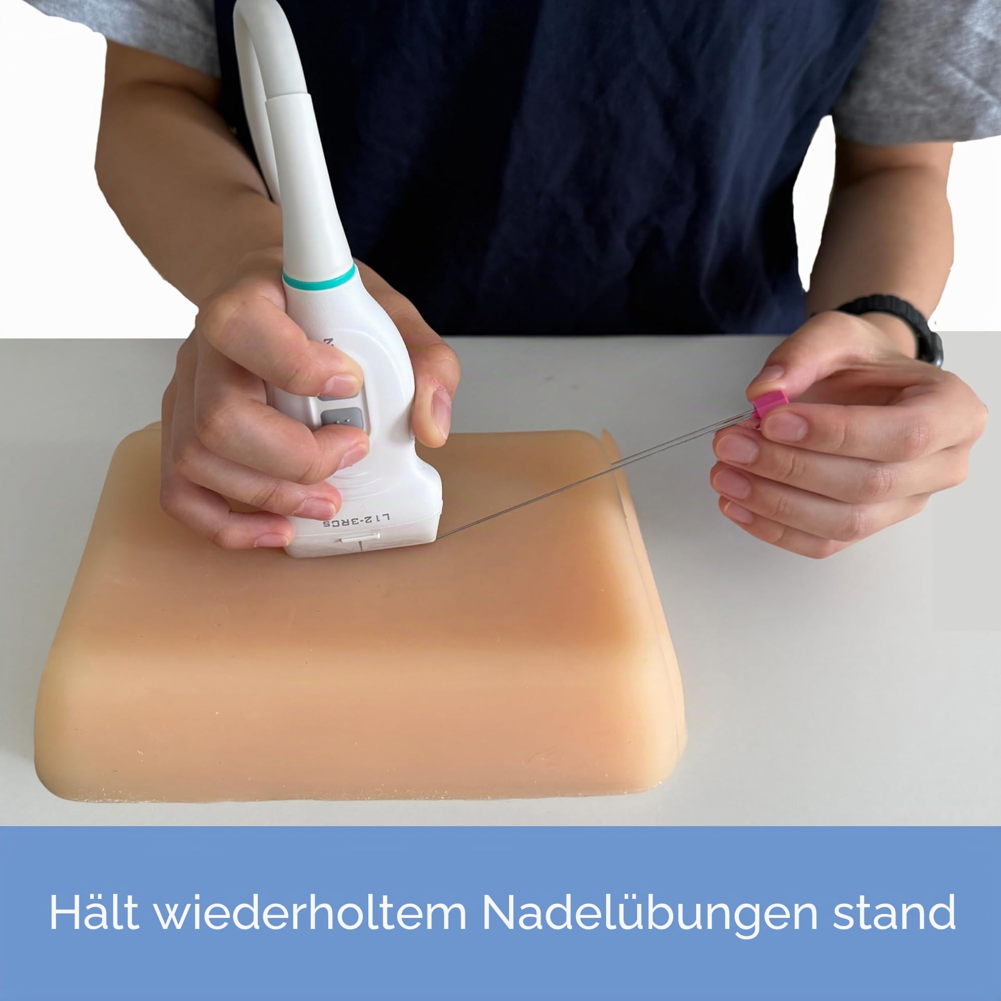 Ultraschall-Trainingspad – Ultraschall-Übungsmodell für Nadeleinführung, Gefäßsimulation, Trainingspad für medizinische Ausbildung