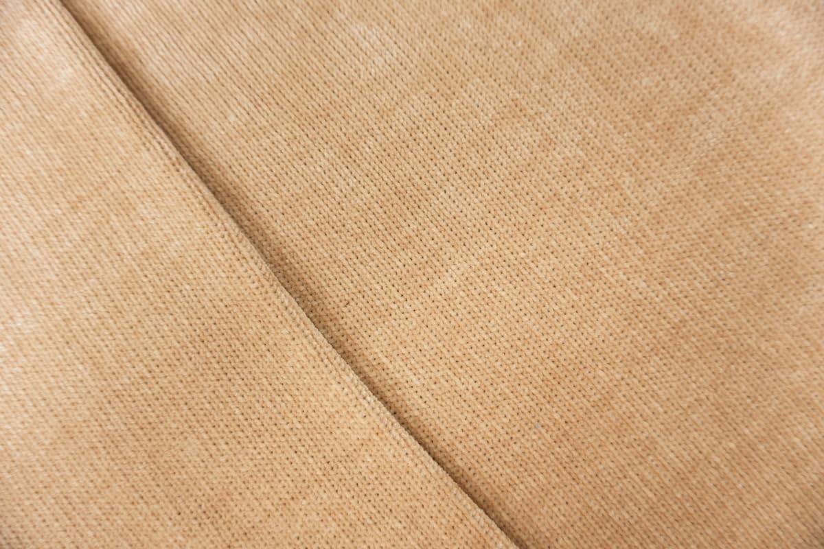 Beige Poly Chenille Solid Jersey Sweater Knit Fabric By the Yard, 2yd Length