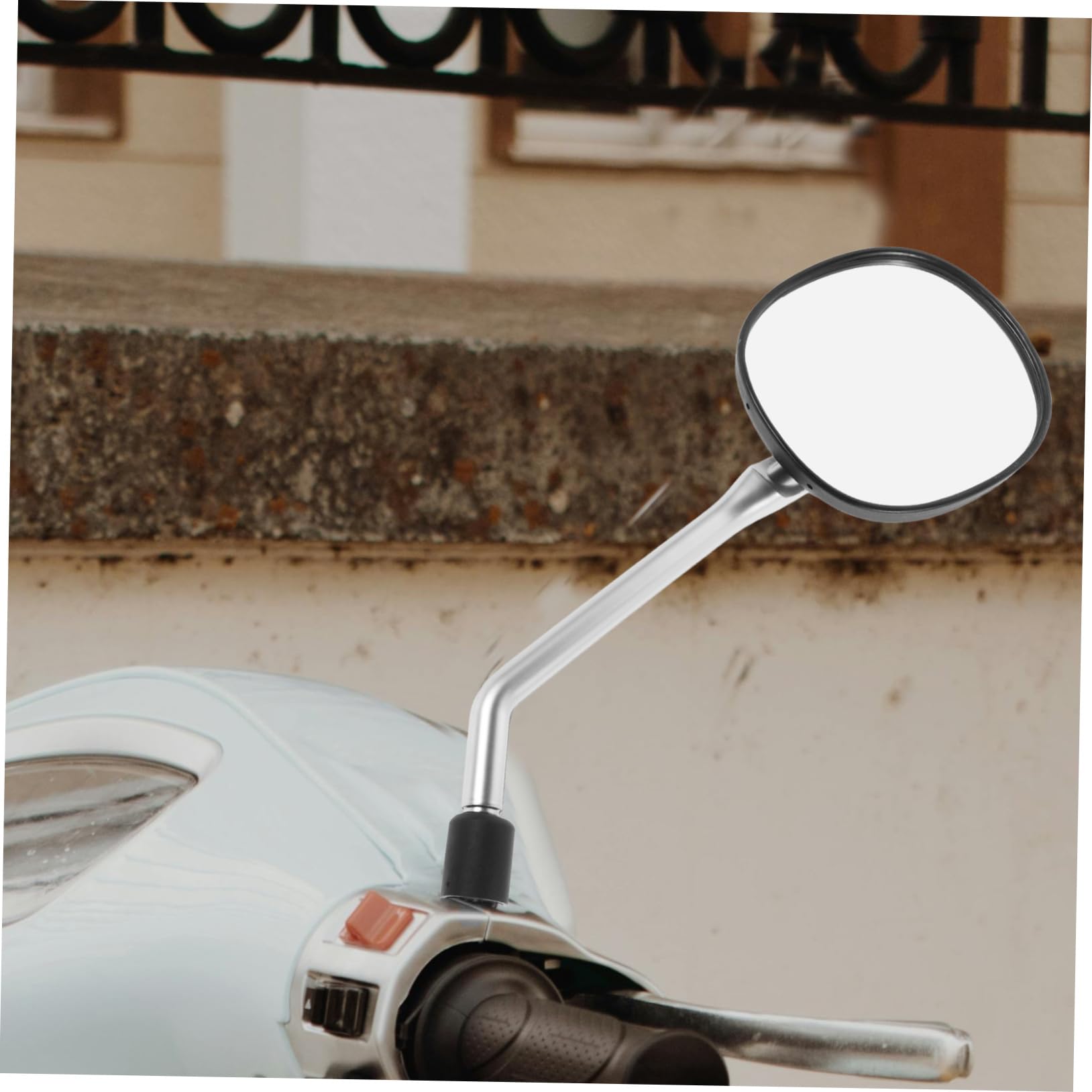 SOLUSTRE Specchietto Retrovisore per Bici Elettrica e Scooter in Abs, Facile da Installare, Design Elegante e Versatile, per Sostituzione Manubrio