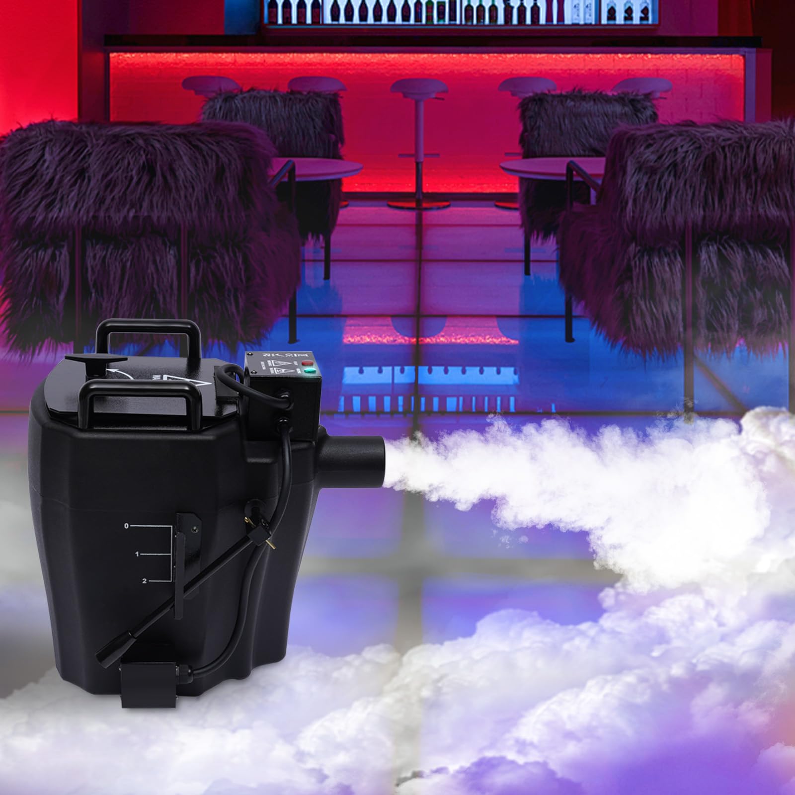 3500W Nebelmaschine,5kg Kapazität erzeugt schnell Rauch - überlegener Nebel-, Dampf- und Trockeneiseffekte für Hochzeiten, Halloween und Bühnenshows