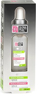 Global Beauty Care Multi-Vitamin Facial Serum, Hydrating Face Serum with Niacinamide & Vitamins B, C & E for Smoother, Healthy-Looking Skin and Radiance Support, Lightweight Daily Facial Care, 1 fl oz