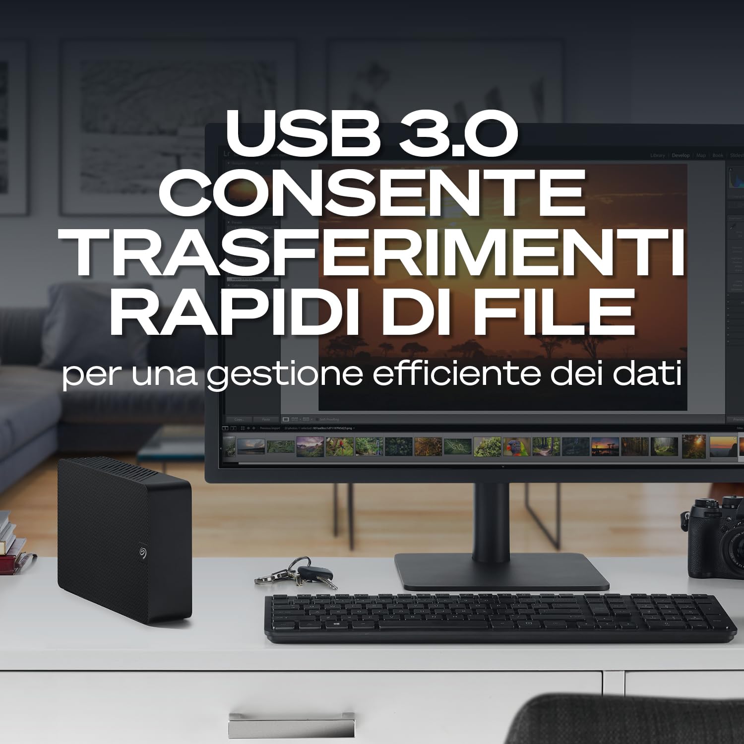 Seagate Expansion Desktop 6TB External Hard Drive 3.5" USB 3.0 Data Rescue Service
