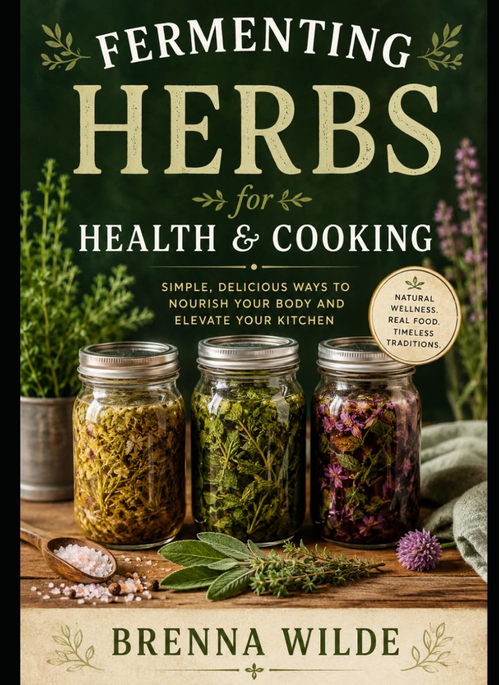 The Herbal Ferment Kitchen: A Practical Beginner’s Guide to Fermenting Herbs for Health, Flavor, and Everyday Cooking