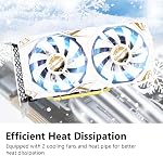 SURALLOW RX 580 8GB Graphics Card, 2048SP,GDDR5,256 Bit Graphics Card for Gaming PC,PCIE 3.0,Twin Freeze Fans Computer Video Card with HDMI/DP/Ports
