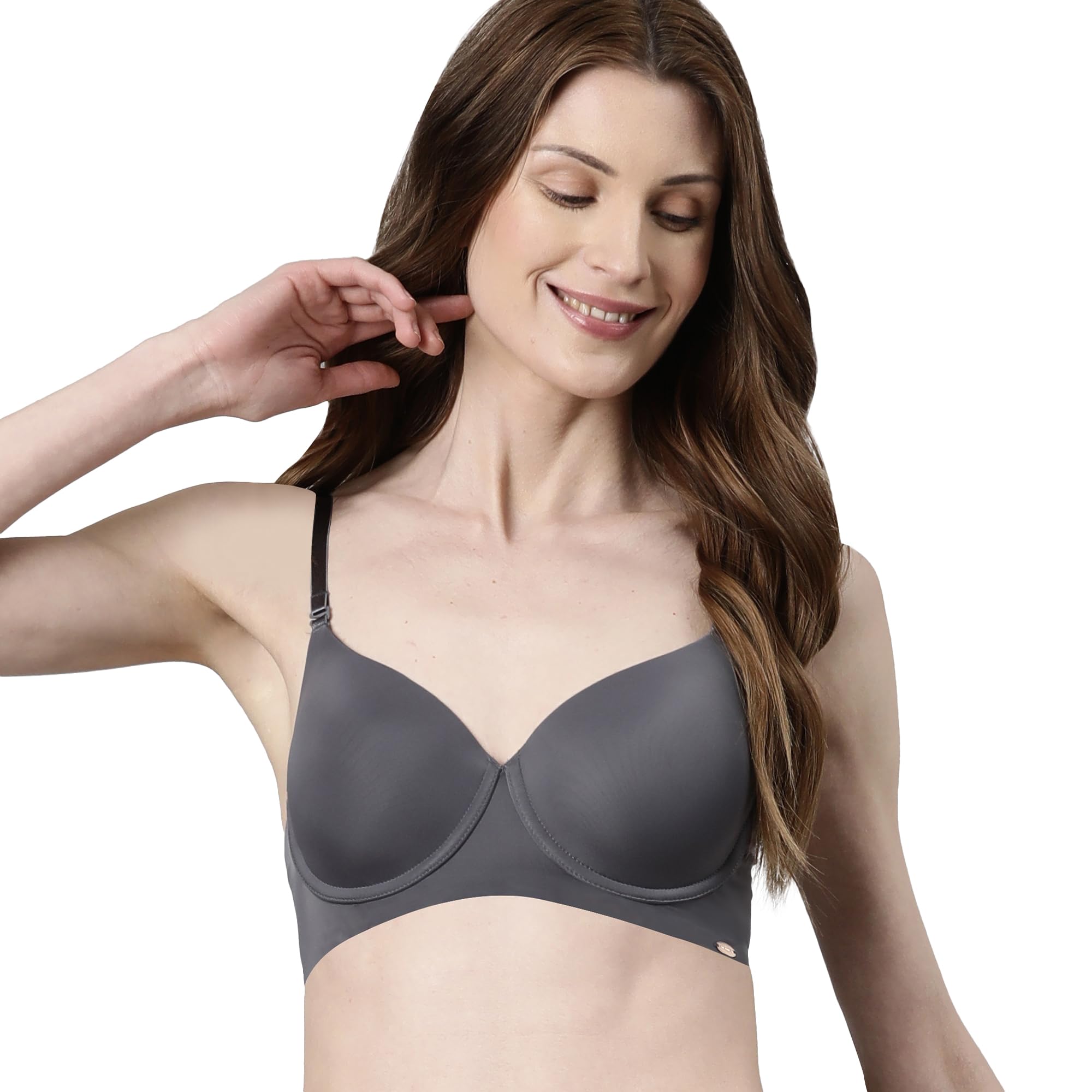 Women's Nylon Blend Padded Bridal T-Shirt Bra - Wired, Full Coverage, Eco-Friendly - Ultra-Light and Smooth Feel Fabric-image-37