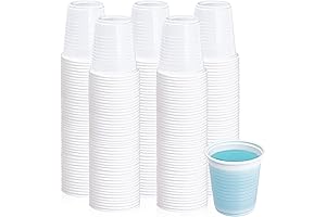 Mini Mouthwash Cups (500 Pack) | 3 Ounce Disposable Cups | Solo...