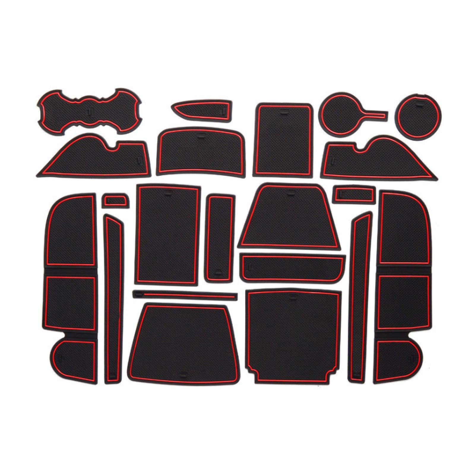 Organizer Portiera Auto Per Ford Kuga/Escape 2013-2018 - Scatola Portaoggetti Cromata, Per Bracciolo