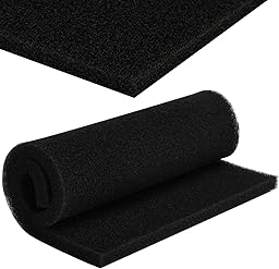 Filtermatte Luftfiltermatte Teichfilter Schwämme 30cm*21cm*5mm Universell zum Zuschneiden Luftfiltereinsatz für Scooter Motorrad Rasenmäher Luftreiniger Motorhacke Aquarien(30cm*21cm*5mm)
