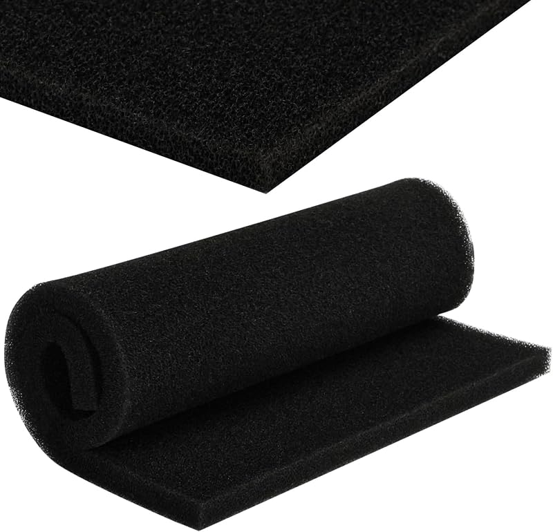 Filtermatte Luftfiltermatte Teichfilter Schwämme 30cm*21cm*5mm Universell zum Zuschneiden Luftfiltereinsatz für Scooter Motorrad Rasenmäher Luftreiniger Motorhacke Aquarien(30cm*21cm*5mm)