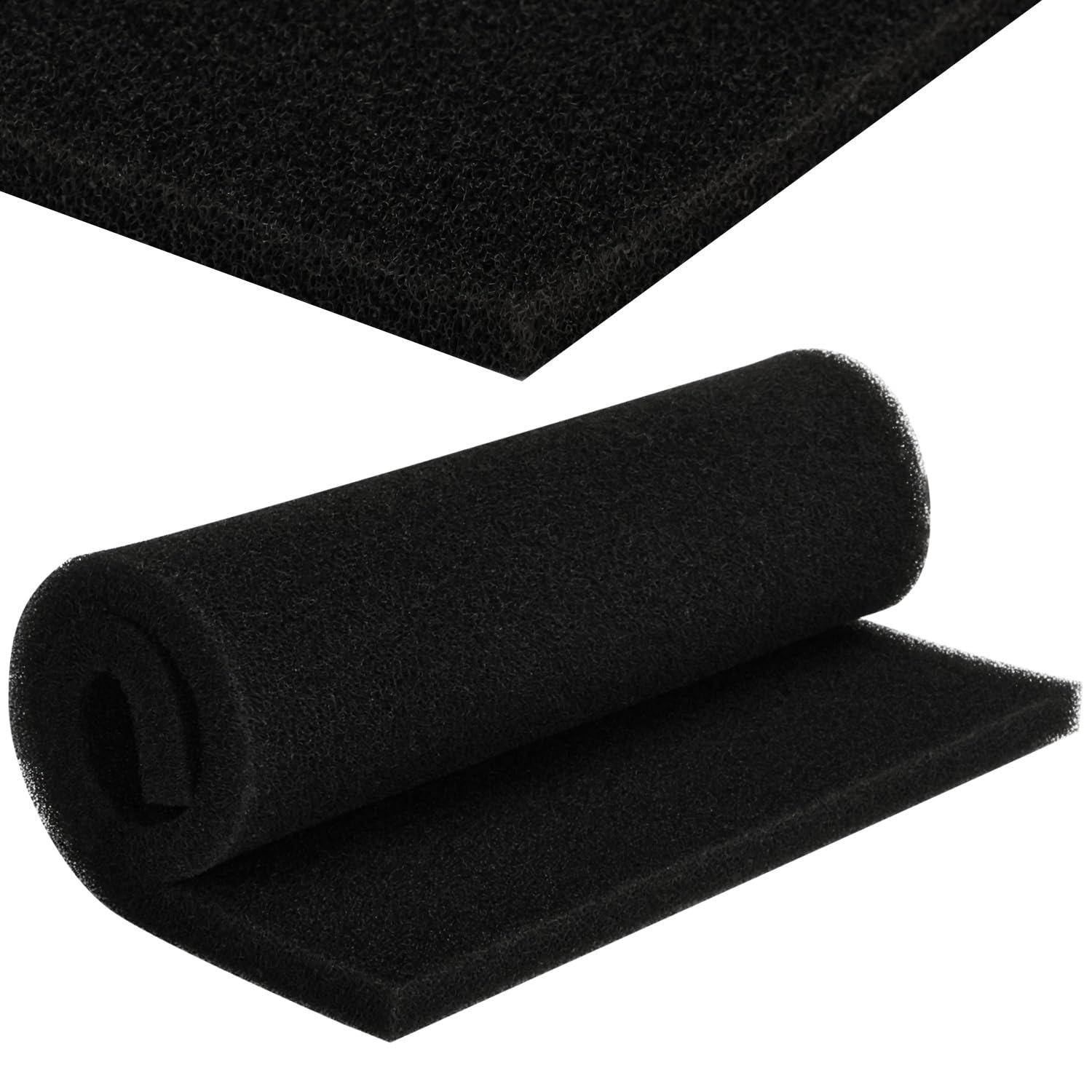 Filtermatte Luftfiltermatte Teichfilter Schwämme 30cm*21cm*5mm Universell zum Zuschneiden Luftfiltereinsatz für Scooter Motorrad Rasenmäher Luftreiniger Motorhacke Aquarien(30cm*21cm*5mm)