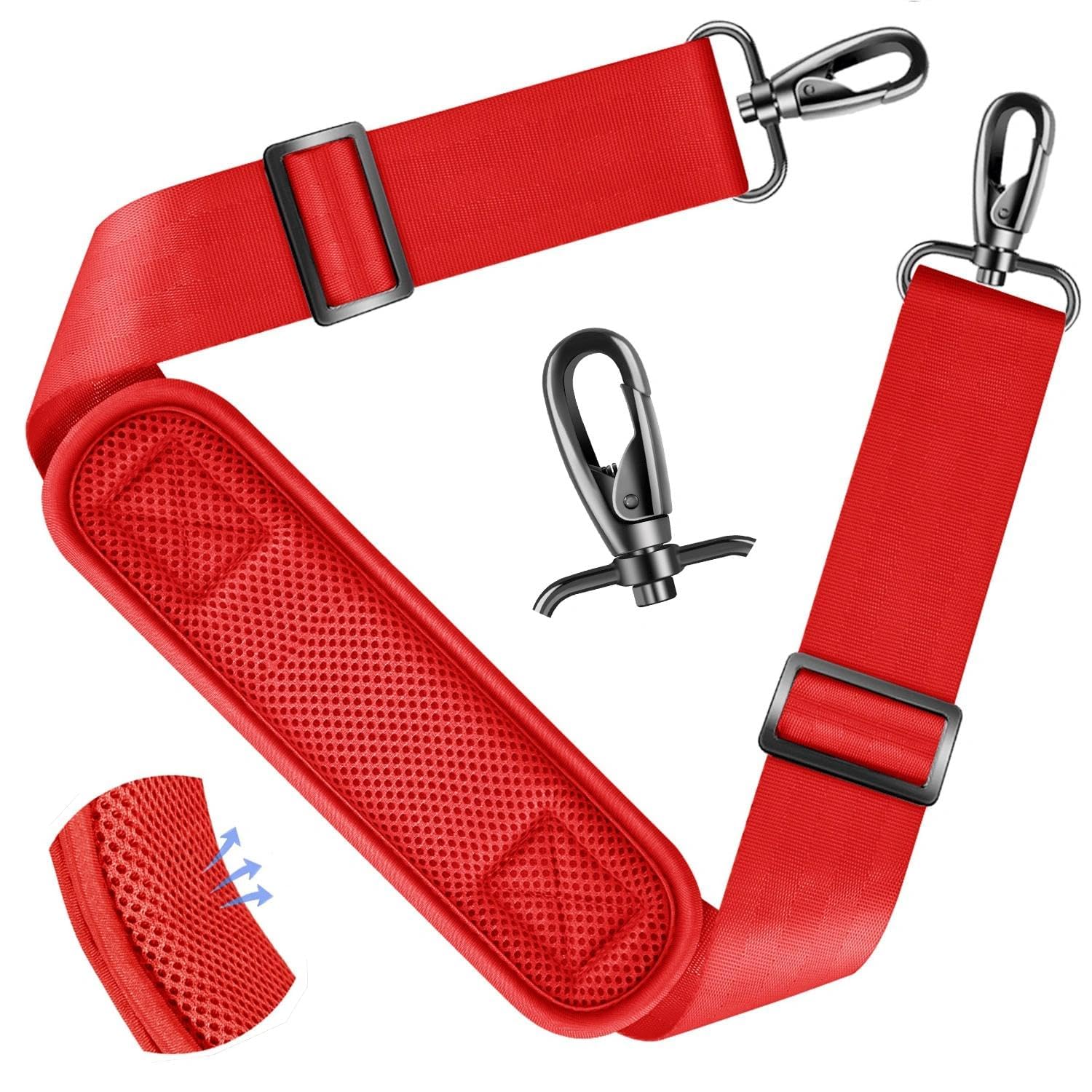 ZINZ Tracolla Tracolla Universale da 59" con Imbottitura Fissa Traspirante Ultra Spessa Tracolla Regolabile