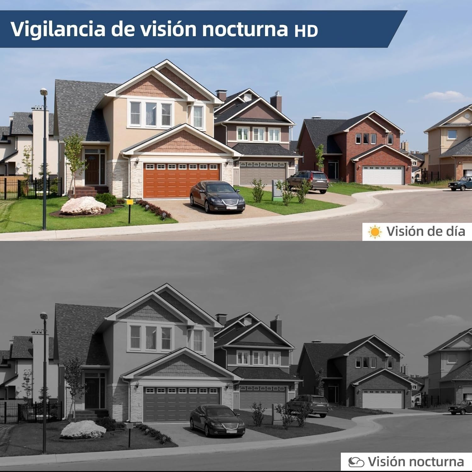 Genérico VideotimbreTimbre Inalámbrico con 2.4GHz WiFi, HD Vídeo Timbre Puerta Inteligente con Cámara, Visión Nocturna, Audio bidireccional, Instalación Fácil por App Cuenta Propia