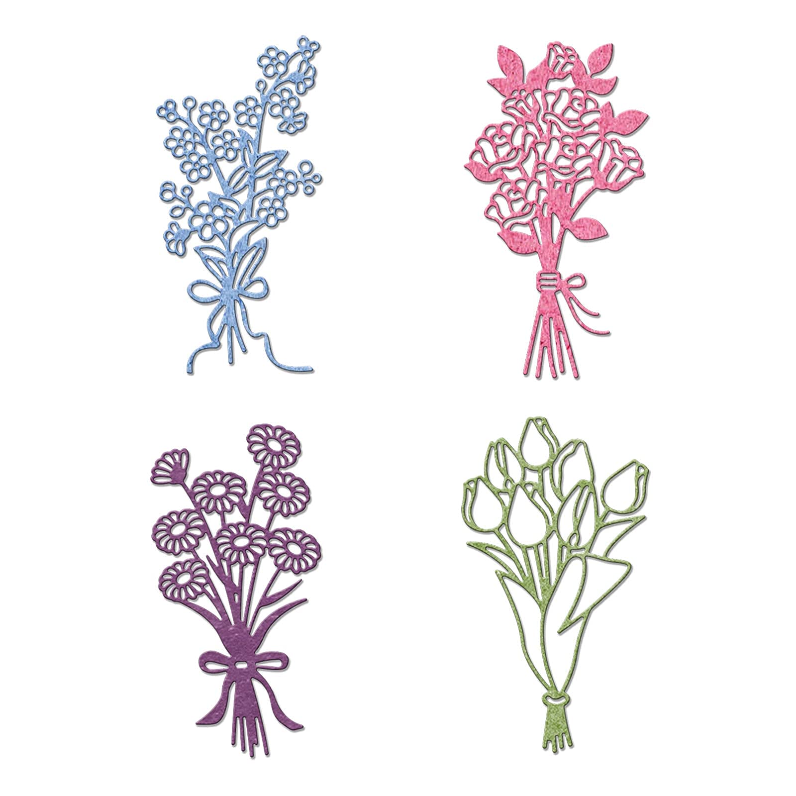 Globleland Stanzformen – Metall-Schablonen Für Blumen-Muster, DIY Scrapbooking