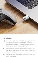 Vista 8 de GuliKit Hyperlink 2 Adaptador inalámbrico rápido para Xbox One/Xbox Series X S/Elite 2/PS5 Dual Sense/Edge/PS4/Switch Pro Controller-Play en PC