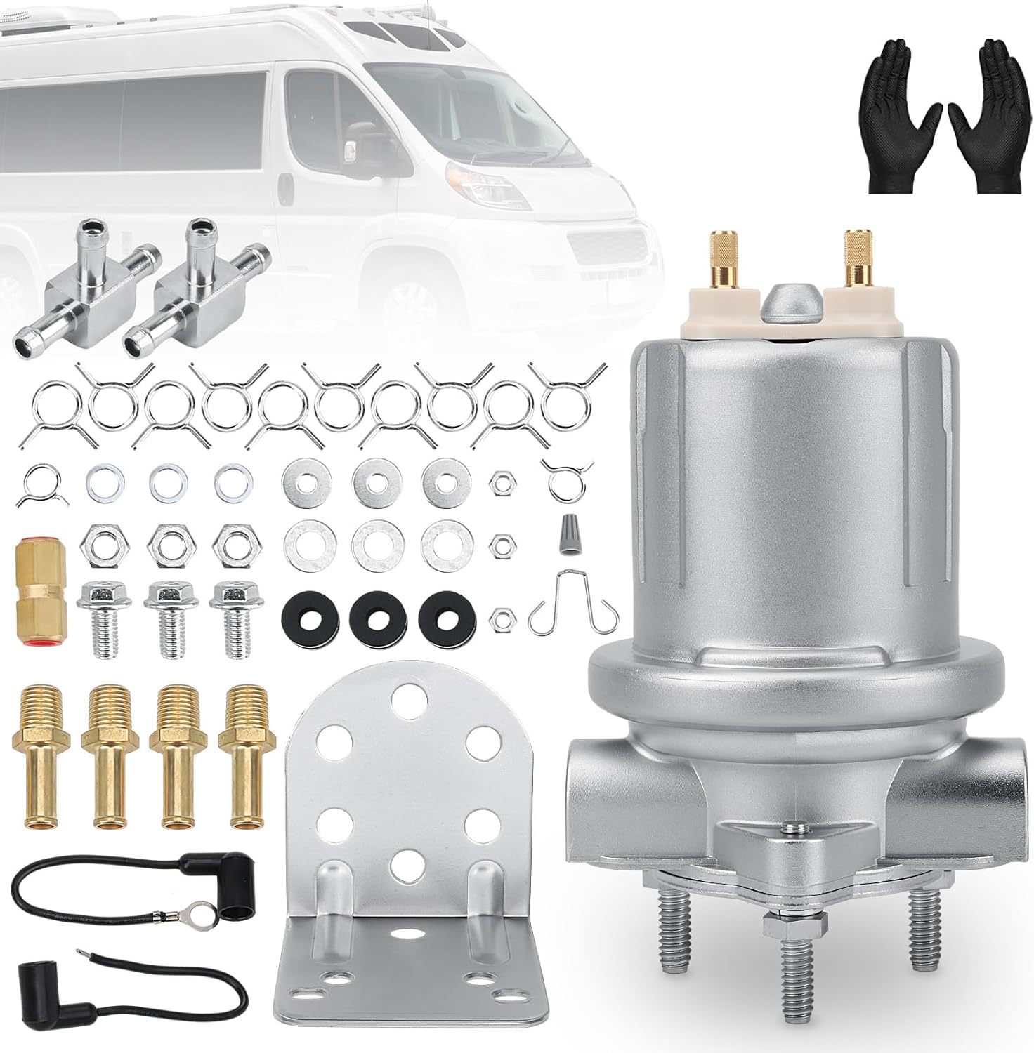 P4602RV Fuel Pump for Motorhomes & Towables - Universal High-Pressure Replacement for Gas & Diesel RVs - Solves Hesitation & Power Loss, Replaces EFP363, SP1405,SP1485
