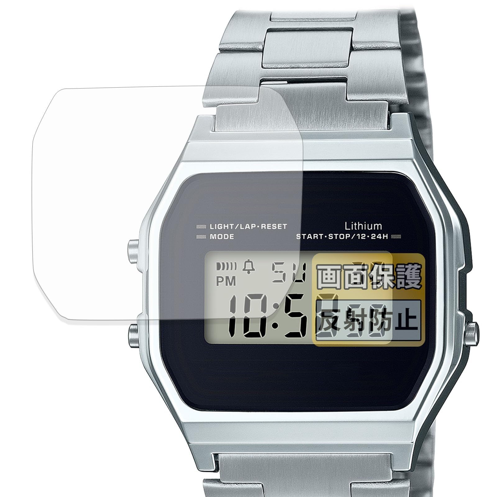 CASIO A158【ナノコーティングPETフィルム】 2枚セット CASIO A158 ナノコーティングPETフィルム - メルカリ