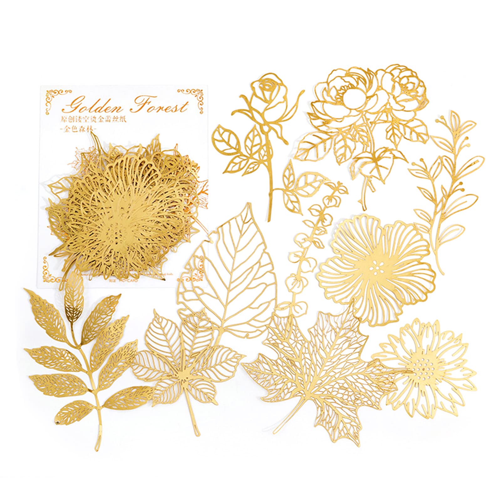 WELLDOER 10 Sheets Bronzing Lace Material Papers Bronzed Journal Planner Scrapbooking Sticker Decorative Craft Paper Declas Journal Yellowed Coffee Dyed Hollow Lace Material Paper Scrapbooking