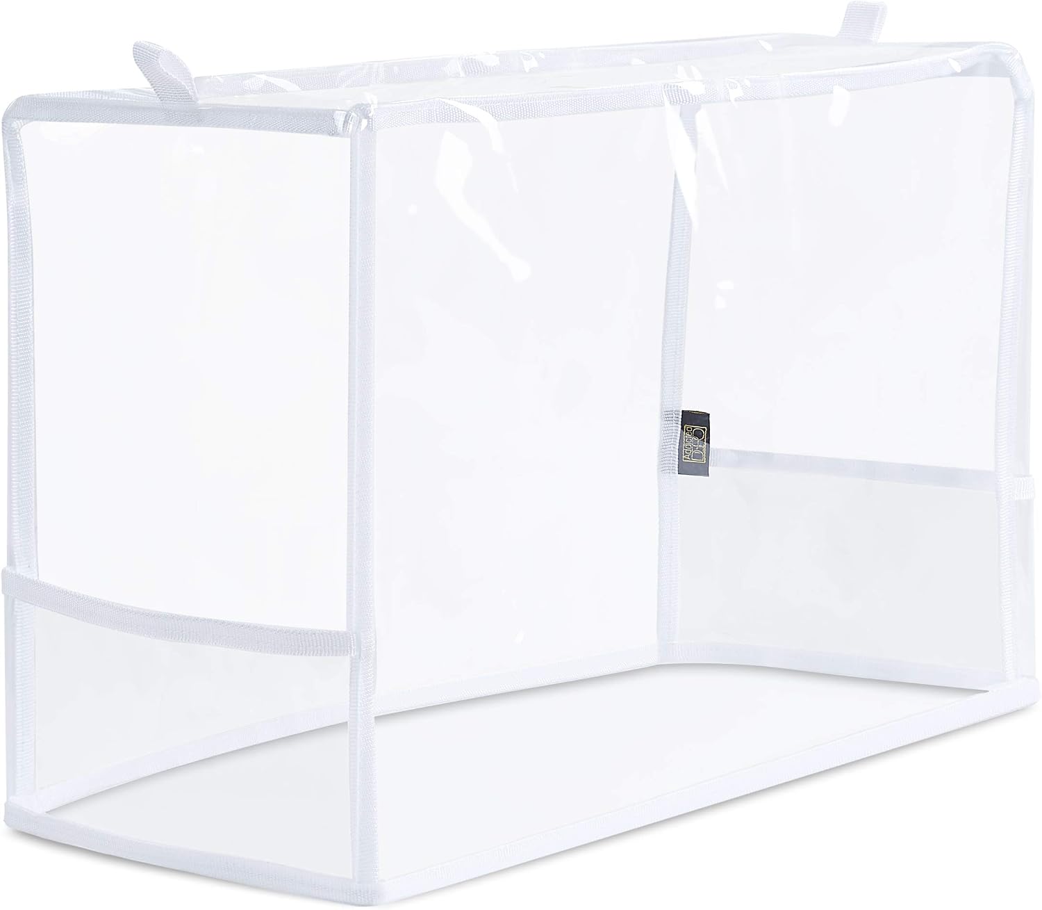 Sewing Machine Cover with Convenient Pockets - Protective Quilted Dust Cover Pro - Universal for Most Standard Singer & Brother Machines - | Rodi's (Clear)