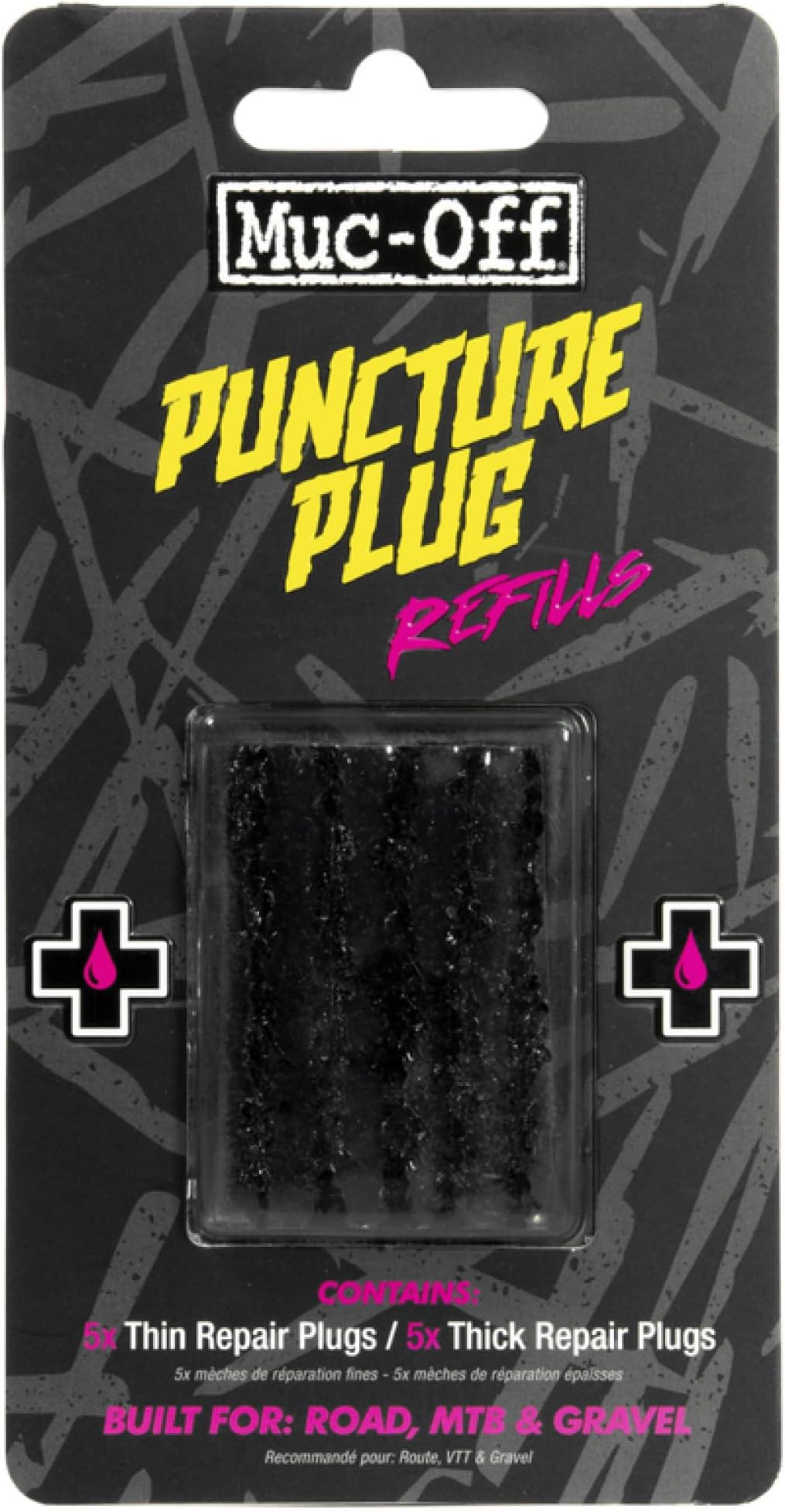 Muc-Off Tubeless Puncture Repair Kit - Tyre Plugger and Plugs for Tubeless Tyres