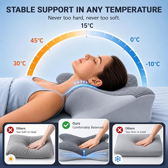 Ergo Cervical Neck Pillow for Sleeping