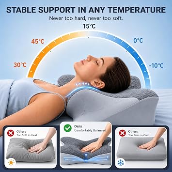 Ergo Cervical Neck Pillow for Sleeping