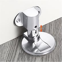 Door Stopper, Adjustable Height, Strong Permanent Magnet, Compatible with Gaps between 0.2 inch (4 mm) to 1.0 inch (25 mm) below the door, Door Stopper, Magnetically Fixed, Made of Metal, Easy