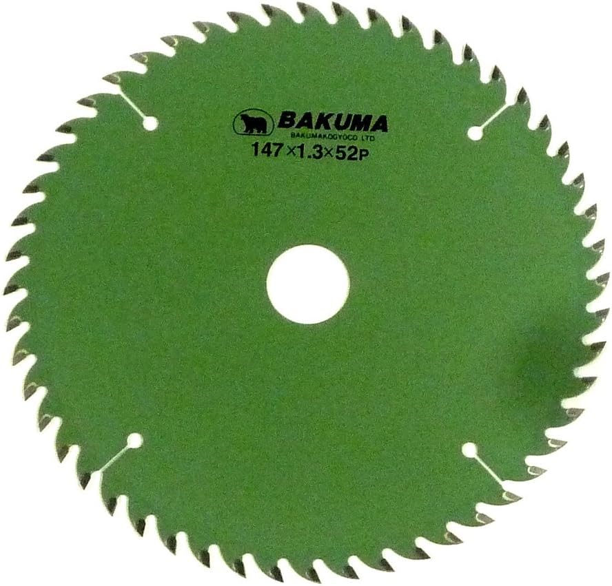 Bakuma Industrial Laminated Wood Chip Saw, 5.8 inches (147 mm) x 2.0 inches (52 cm)