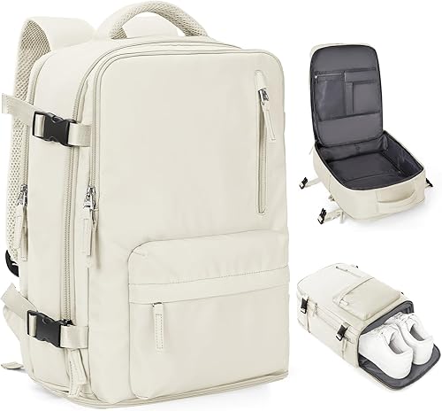 Miniatura 1 de coowoz Mochila de mano para mujeres y hombres, mochila de viaje aprobada por aerolíneas, mochila deportiva para laptop, B-Azul marino, Mochila