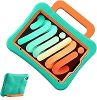 Vista 16 de Funda para niños para iPad mini 7 (A17 Pro) 2024/iPad Mini6 2021, ligera, resistente, a prueba de golpes, a prueba de caídas con asa/soporte, funda