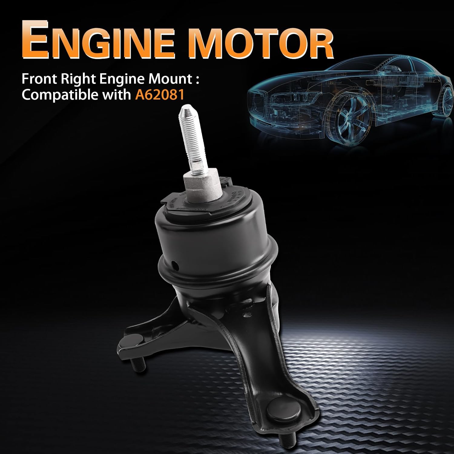 Engine Mount and Trans Mount kit Compatible with 2012-2017 Camry & 2013-2017 ES300H & 2013-2018 Avalon 2.5L L4 Electric/Gas Engine, Replace # A42051 123610V070 A62081 123620V060 A72005 A4207 4PCS