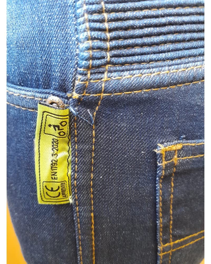 ARISTA Pantalon DE Moto Vaquero Kevlar Denim