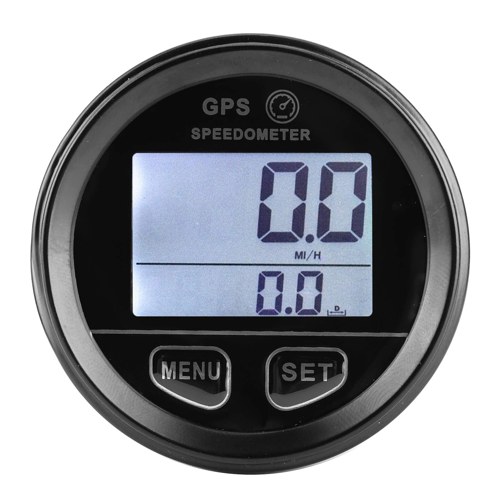 Potente odómetro digital 0 × 7 0 × 7 36 pulgadas DC10 24 V velocímetro GPS cuentakilómetros pantalla LCD digital para UTV motocicleta marino barco coche velocímetro GPS