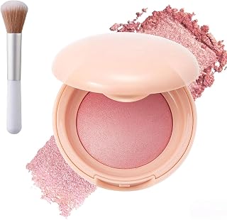 Baked Highlighting Blush, Soft Pinch Luminous Blush, Natural Finish - Buildable Color, Shape, Contour & Highlight For All Skin Tones (06)