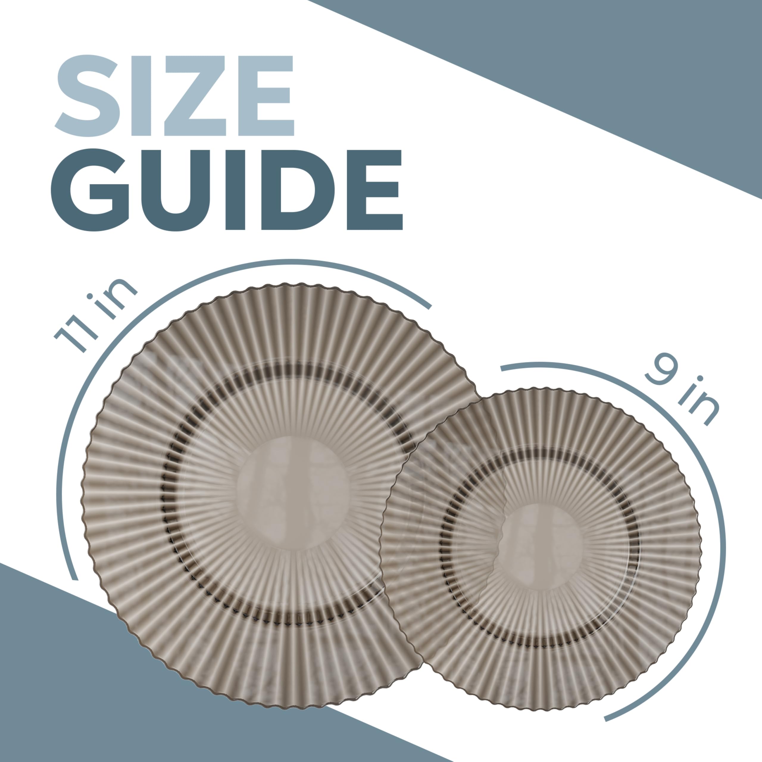40 Piece Disposable Plates Set - Weddings & Parties -3