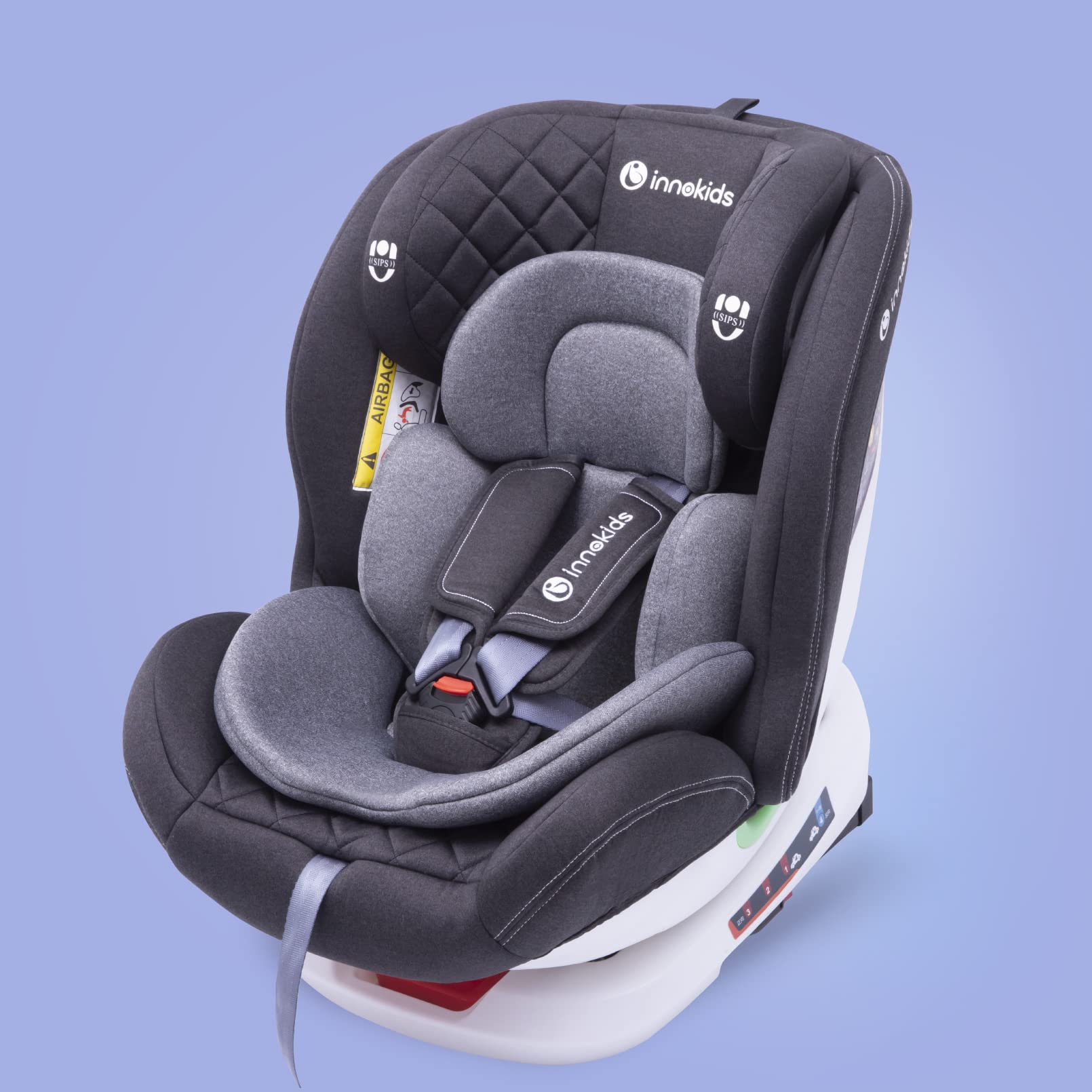 Innokids Almohada de Apoyo para la Cabeza y el Cuerpo del bebé al niño (Gris)