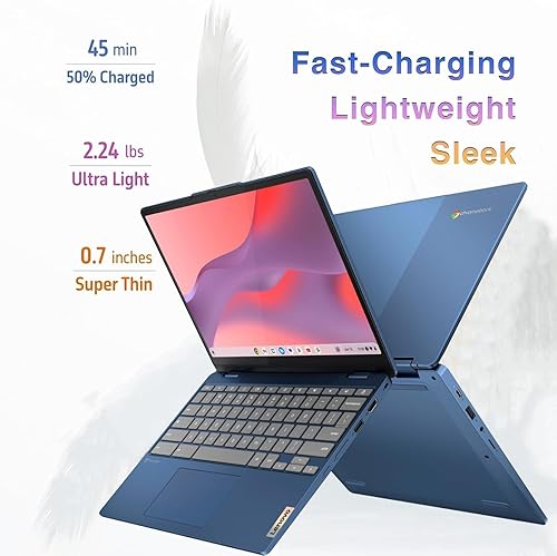 Miniatura 6 de Lenovo Chromebook Flex 3i - Laptop con pantalla táctil 2023-2 en 1 Chromebook - Mini Chromebook Google de 12.2 pulgadas - Wi-Fi 6 - USB C - Batería