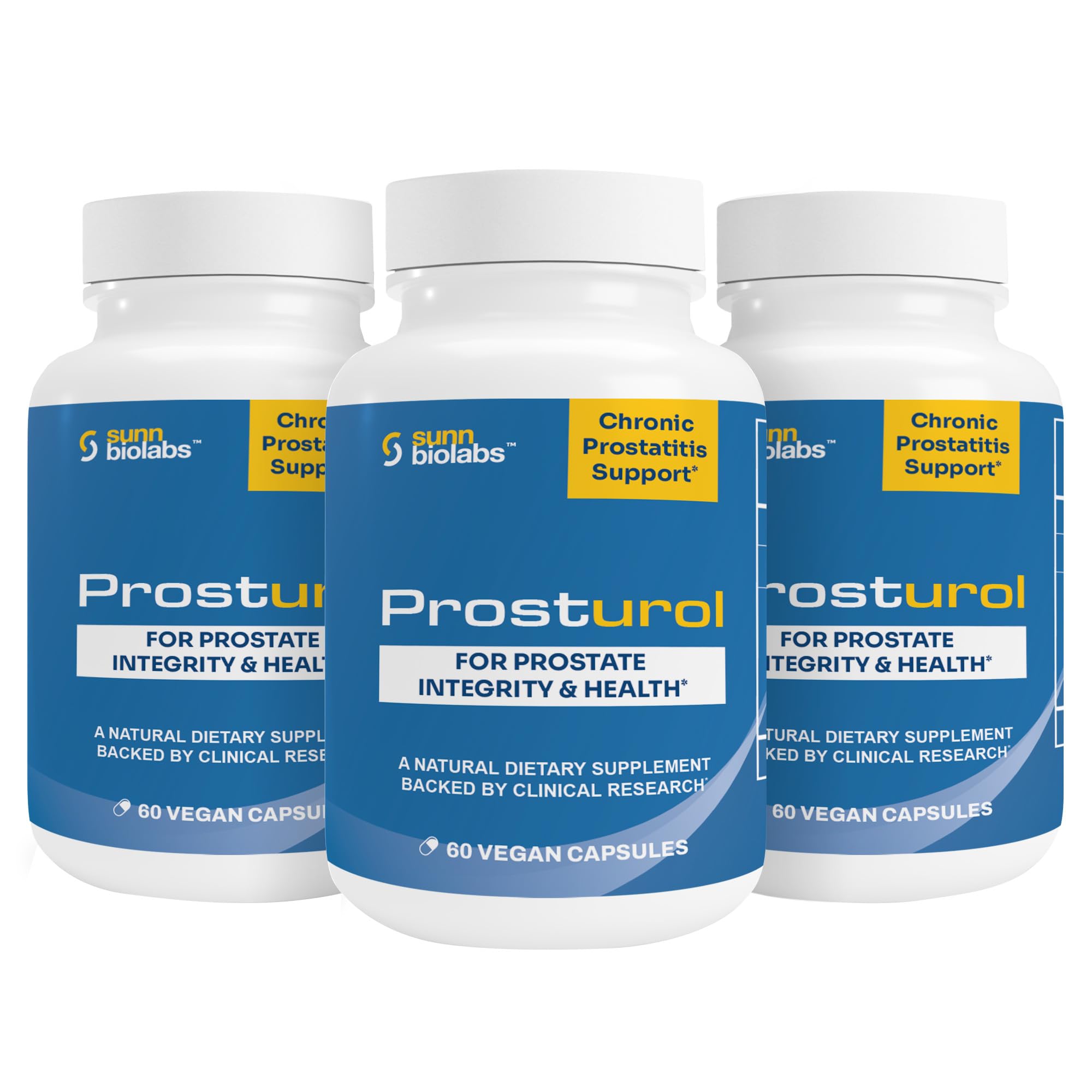 Prosturol Prostatitis Treatment CPPS -Prosturol Extra Strength Discomfort Relief Prostate Supplement for Men with Quercetin Saw Palmetto Enzymes