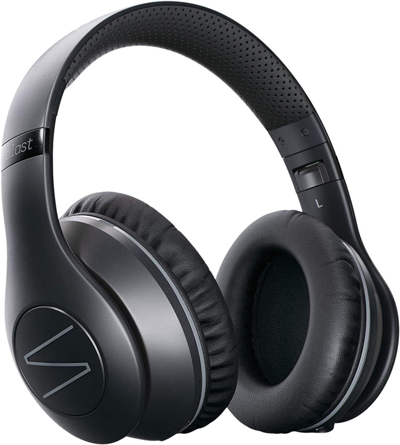 Symphonized 90% Noise Cancelling Over Ear Headphones Wireless – Bluetooth Headphones Over The Ear with Microphone, Cordless Headphones, Over Head Headphones Wireless Bluetooth, Blue Tooth Head Phones